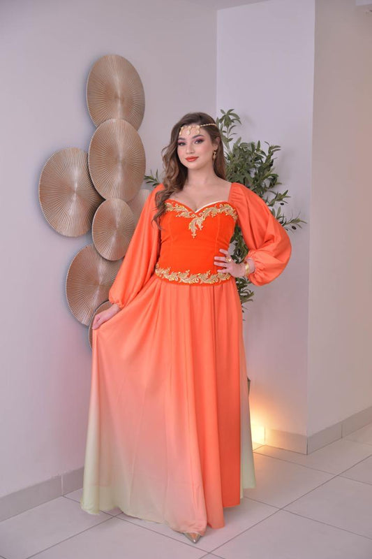 Dziria Orange avec bustier