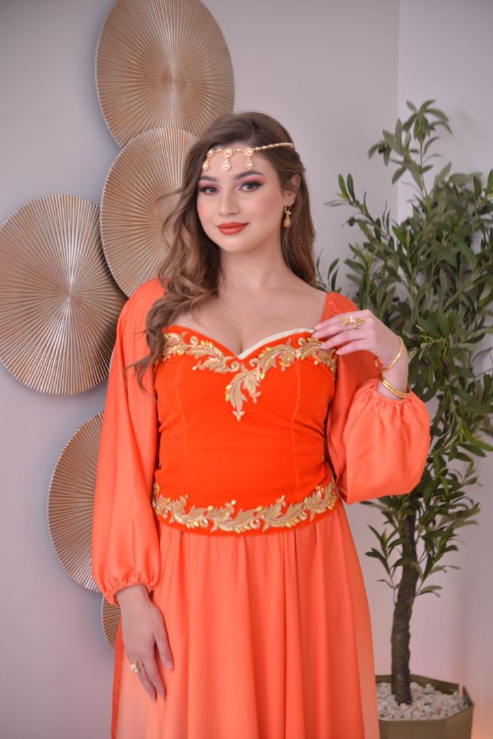 Dziria Orange avec bustier